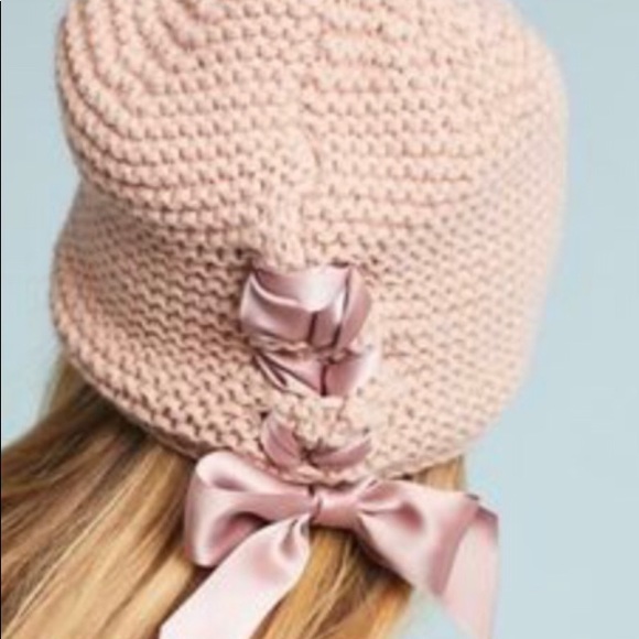 Anthropologie Accessories - Anthropologie hat with ribbon